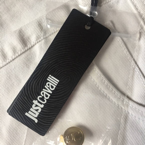 Just Cavalli White Straight Leg Jeans - Picture 6 of 6